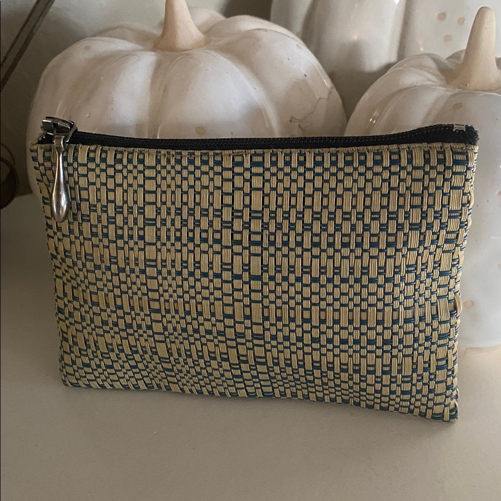 Chilewich Woven Zip Coin Purse Pouch